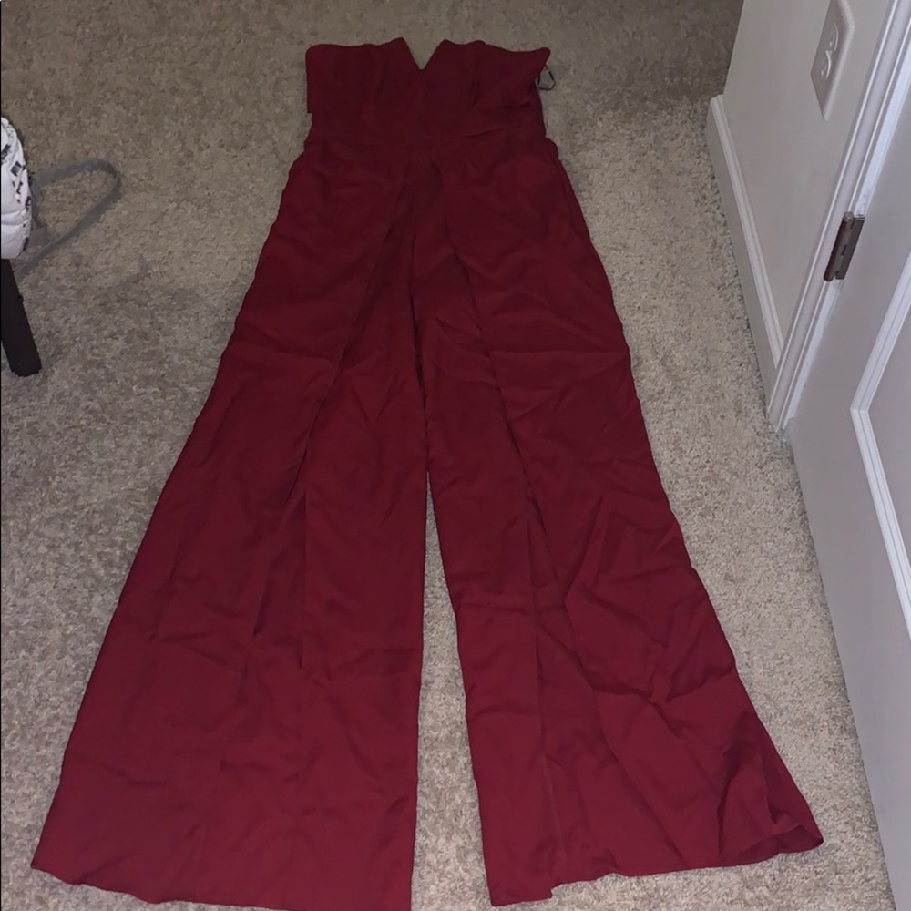 Luxxel Strapless Jumpsuit
